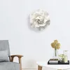 Decorative Flowers & Wreaths Hanging Wall 3D Ceramic Flower Decor Creative Artificial For Bathroom Office DiningDecorative