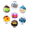 7 Holes Ice Cream Pops Mold Silicone Tray Lolly Food Supplement Box Fruit Shake Accessories 220617