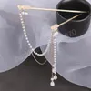 Hairpins de cabelo dupla de casamento pearl tassel hairpin hairpin estilo retro chinês acessórios para hanfu tiaras ornamentos