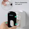 Toothbrush Holders Ecoco Automatic Toothpaste Dispenser No Nail Bathroom Toothpaste Squeezer Punch Free Wall Mounted Bathroom Accessories Fine Gift 230731