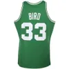 2022 Maillots Basketball Jayson Tatum 0 Oiseau 33 Kevin Garnett 5 Paul Pierce 34 Maillot Vert Blanc Noir Ville 75e Hommes Cousu Jersey S-XXL Mix And Match Order