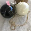 Gift de fête Double-C Box Organisation d'écouteurs de mode 13 cm ballon acrylique avec chaîne et manche en perles Classic Party-sac avec 2016-PR285U