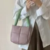 Borsa a tracolla di moda colpisce il design a colori donne semplici e facili di grande capacità e borsa versatile