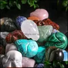 Камень свободные бусинки украшения 25 мм натуральные хрустальные украшения Skl Art Cronged Chakra Reiki Заживление Кварце
