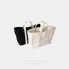 Nouvelle version coréenne pour femmes sac en toile épaisse tendance sac à main décontracté polyvalent simple sac fourre-tout