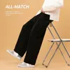 Men's Pants Japan Spring Autumn Harajuku Corduroy Men Women American Oversized Straight Baggy Trousers Harem Wide Leg 2022