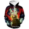 Erkek Hoodies Sweatshirts Phechion Moda Erkekler/Kadınlar Mazinger Z Infinity 3D Baskı Uzun Kollu Hoodie Sıradan Sweatshirt Erkek Spor Kazaklığı