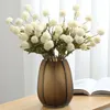 Dekorativa blommor kransar 1st 5heads Artificial Flower Silk Pompon Mamma Mormor 26cm Fake Plant Home Garden Christmas Party Decoration