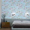 Wallpapers 10M Flower And Bird Pastoral Floral Non-woven Wallpaper Nordic Style Living Room Bedroom TV Wall Sofa Background Decor
