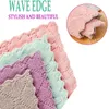 5pcs Absorbent Microfiber Kitchen Dish Cloth Nonstick Oil Household Cleaning Cloth Wiping Towel Home Kichen Tool 220727