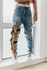 Heren Jeans Mannen Wijde Pijpen Denim Broek Losse Rechte Baggy Streetwear Skateboard Broek Broek Hip Hop Casual