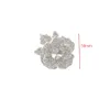 100pcs/lote feminino de orquídea austríaca Broches de flores de cristal strass de ouro broche floral pino de broche floral