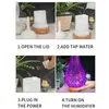 Epacket 3D Firework Glass Usb Air Humidifier with 7 Color Led Night Light Aroma Essential Oil Diffuser Cool Mist Maker for Home Of291K