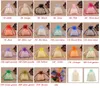 Newest 100 pcs Jewelry bags Pouches Purple With Drawstring bag Organza Gift Bag Packing Bags 4640