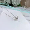 Hoog gepolijst klassiek ontwerp Women ketting roestvrij staal Gold Silver Rose Colors Sets Heart Lock Love Love Pendant Trendy Jewelry PE209Y