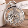 Wristwatches Fine Workmanship Hollow Gold Mechanical Pocket Watch Chain Luxury Top Roman Number Steampunk Skeleton WatchesWristwatches