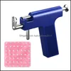 Piercing Kits Body Hole Peircing Gun Kit 98Pcs Ears Nose Navel Lip Piercer Hine Studs Drop Delivery 2021 Topscissors Dlq