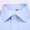 Mäns avslappnade skjortor 4xl 5xl 6xl 7xl 8xl stor storlek Men's Business Casual Longepleid Shirt White Blue Black Smart Male Social Dress Shirts For Plus 230206