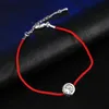 Charm Bracelets Lucky Red Cord Thread String Rope Chain With CZ Zirconia For WomenCharm CharmCharm