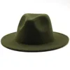 Fedora Hoed Vrouwen Hoed Winter Luxe Man Hoeden voor Vrouwen Mode Formele Bruiloft Versieren Kameel Panama Cap HCS144