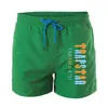 Heren Swimwear Shorts Zomer Nieuwe Trapstar Print Man Swimsuit Beachwear Swim Trunks Lowwaist Ademende 2022 Male strandkleding Surfkleding