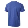 Летняя воздухопроницаемость быстрого спортивной футболки настройка с коротким рукавом рубашки в спортзале фитнеса