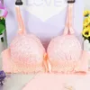 Chica sujetador barato lencería sexy sujetadores sin alambre para mujeres ropa interior encaje transpirable bralette personalizado 3/4 taza push up sujetador femenino L220726