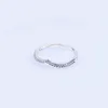 925 Sterling Silver Sparkling Wishbone Rings Women Girls Wedding Gift designer Jewelry with Original box set for Ring8494873