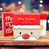Подарочная упаковка 5pcs Cartoon Cookie Boxes Animal Elk Bear Santa Claus Рождественская коробка Merry Goodie Упаковка для HomeGift