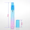 Nachfüllbare Sprühflaschen 4 ml 8 ml Mini tragbare Farbverlauf tragbare Glas Parfüm Duft Flasche leere Kosmetikbehälter für