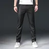 Pantalones para hombres Verano Primavera Hombres Casual Estiramiento recto Slim Fit Pantalones chinos transpirables