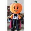 Halloween Pumpkin Mascot Costume Simulação de desenho anime Personagem de anime Tamanho Adultos Time de publicidade ao ar livre de Natal