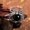 Cluster ringen punk spider zilveren kleur voor vrouwen mode sieraden vinger verlovingsfeest vrouwelijke anel bague accessoirescluster