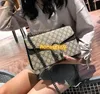 Donna Vera Pelle moda donna borsa a tracolla borse donna portafoglio borsa classica lettera catena borse a tracolla 26 cm