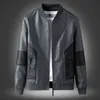 Und Herbst neue Männer Casual Leder Jacke koreanischer Stil Selbstentwicklung Trend hübsche Lederjacke Männer L220801