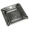 Cigar ashtray carving large-caliber multi-mouth cigarette groove fashion Tang grass household cigaretee ashtray