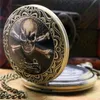 Карманные часы готическая кость в стиле кости часы retro Evil Full Cool Fob Countrace Gift для мужчин Женщины Reloj Thun22