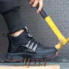 Taglie forti 49 50 Uomo Scarpe antinfortunistiche leggere Stivali da lavoro da uomo Sneakers indistruttibili Scarpe da lavoro Scarpe con punta in acciaio anti-schiacciamento Uomo 220411