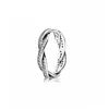 925 Sterling Silver Womens Fashion Fashion Jewelry Generation Wedding Compling Rings for Women