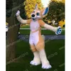 Halloween Naranja Husky Fox Perro Disfraces de mascota Carnaval Hallowen Regalos Unisex Adultos Juegos de fiesta de lujo Traje Celebración navideña Trajes de personajes de dibujos animados