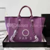 Borse di moda Borse classiche Borse di stampa Fiore Totes Colore Borsa da spiaggia Shopping Borsa da donna in PVC Borse Tote Bag tela