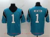 Movie College Football Wear Jerseys costurou 22 ChristianMcCaffrey 1 Camnewton 59 Lukekuechly Breathable Sport High Quality Man