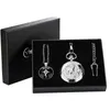 Карманные часы Fullmetal Alchemist Series Quartz Watch Gift Sets для аниме -мальчика на день рождения на день рождения настоящий кольцо подвесное антикварное часовое карман