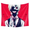 Tokyo Ghoul Tapestry Anime Printing Mur suspendu maison décoration décoration décoration de voyage de camping Mat de plage 2206097181227