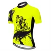 Maglia da ciclismo Pro Team Motocross Maniche corte Top Bicicletta Retro MTB Camicia da discesa Bici da strada Autunno Sport Abbigliamento uomo 220614