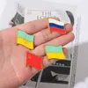 Ukrainian flag Brooch metal badge clothing bag accessories button tricolor flag