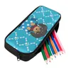 NOISYDESIGNS Personnalisé Images Imprimé Femmes Cosmétique Maquillage Sac Enfants École Stylo Sacs Petit Crayon Cas 220704