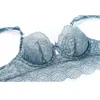 Französische Damen-Unterwäsche-Set, sexy Dessous, Push-Up-Büstenhalter, ultradünnes Spitzen-BH-Set, sexy transparentes Höschen für Bralette-Sets 220513