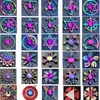 Juguete de descompresión Arco Iris Metal fidget spinner estrella flor cráneo dragón ala Spinner de mano para autismo ADHD niños adultos juguete antiestrés