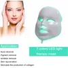 Multifunktion Färgglad PDT LED -fotonljusterapi Face Skincare Beauty Mask Anpassa återanvändbar ansikts trådlös N Beauty Facemask Shield